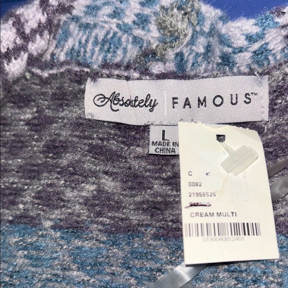 Absolutely Famous Multicolor Patterned Cardigan - Picture 5 of 10